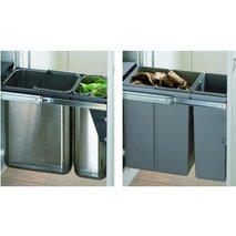 Systeme de tri des déchets HETTICH Bin.it Duo l