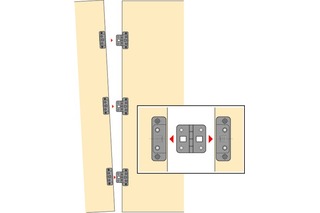 Falttürscharniere HETTICH Falttürscharniere HETTICH