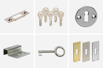 Accessori vari per serrature e cilindri di mobili