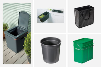 Secchi per rifiuti e recipiente di compost