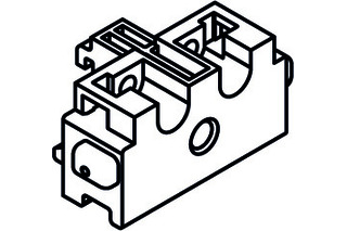 Stopper, Kunststoff, grau Stopper, Kunststoff, grau