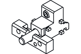 Stopperverlängerung, Kunststoff, grau Stopperverlängerung, Kunststoff, grau