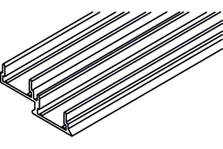 Doppelführungsschiene HAWA Doppelführungsschiene HAWA