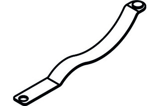 Rückhaltefeder zu Stopper, Stahl Rückhaltefeder zu Stopper, Stahl