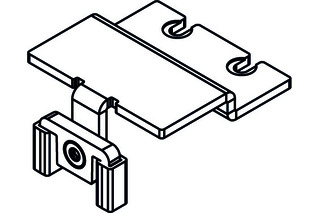 Aktivator, für Dämpfeinzug Mitteltür Aktivator, für Dämpfeinzug Mitteltür