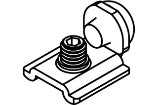 Endstopper Combino L 40, Stahl verzinkt Endstopper Combino L 40, Stahl verzinkt