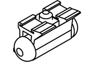 Endstopper Combino L/U, Kunststoff, grau Endstopper Combino L/U, Kunststoff, grau