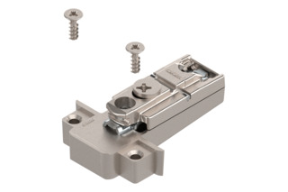 Piastrina di supporto in alluminio CLIP per cerniera centrale BLUM AVENTOS HF / SERVO-DRIVE