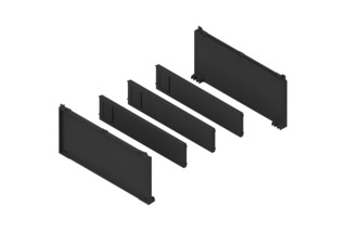 Set portabottiglie BLUM AMBIA-LINE 200 per frontale cassetto