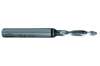 Lamello Foret CNC Ø 6mm pour Clamex P, pour onglet, L. utile 35/ tige 10/ L. totale 100mm/ MD massif