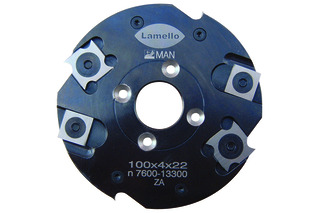 LAMELLO Nutfräser, HW, 100 x 4 x 22 mm, Z4+V4, WS, inkl. 4 NL, Torx-Schlüssel T9 und 4 Schrauben