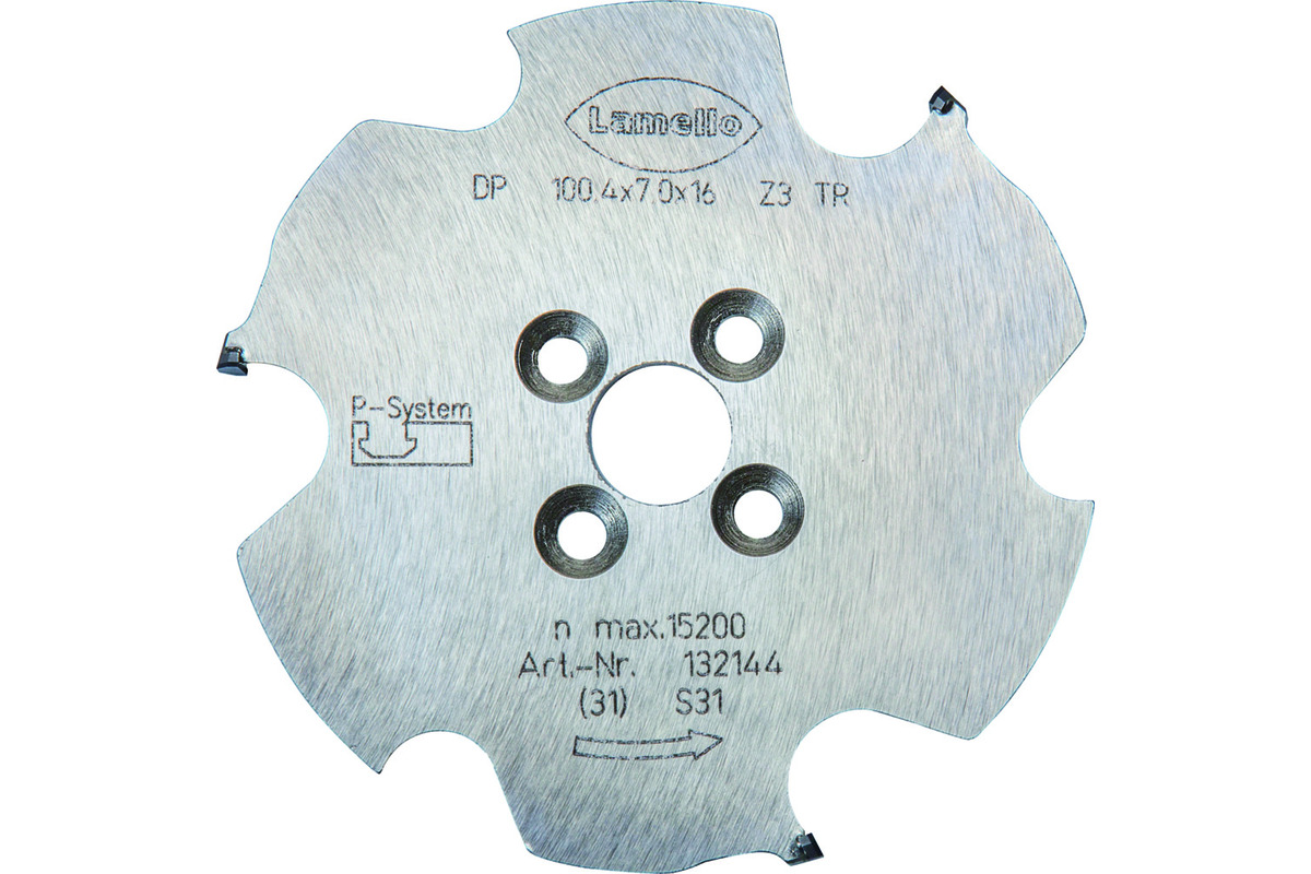 LAMELLO P-System-Nutfräser CNC, DP (Diamant) für CNC,, 100.4x7x16mm, Z3, NLA 4/5,5/28mm