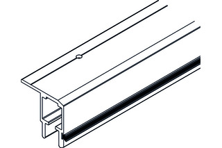 Laufschiene HAWA 1100mm gebohrt Alu eloxiert Laufschiene HAWA 1100mm gebohrt Alu eloxiert