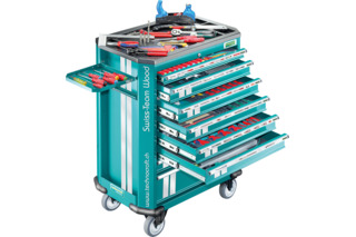 Carrello da officina TECHNOCRAFT Swiss Team Wood PRO