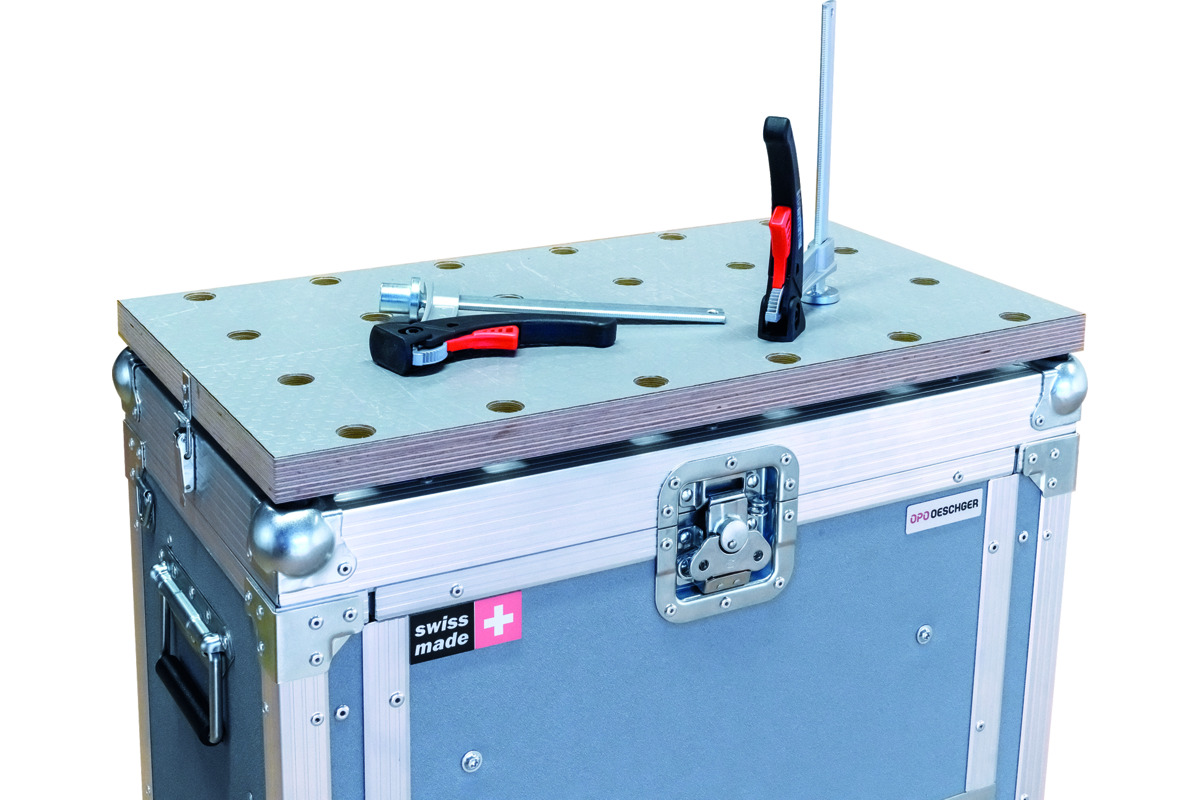 Cassetta porta-utensili in lega leggera da falegname OPO COMBI con sottostruttura
