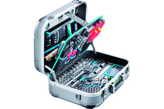 Valigette per attrezzi TECHNOCRAFT PRO CHROME 185