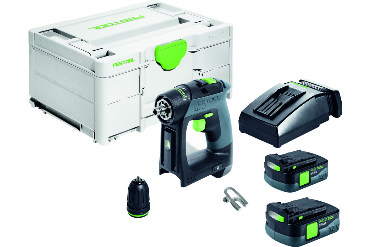 Perceuse visseuse sans fil - CXS 12 2,5-Plus FESTOOL Perceuse visseuse sans fil - CXS 12 2,5-Plus FESTOOL