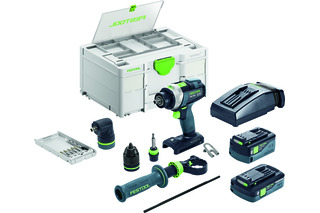Akku-Schlagbohrschrauber FESTOOL QUADRIVE TPC 18/4 5,0/4,0 I-Set/XL Akku-Schlagbohrschrauber FESTOOL QUADRIVE TPC 18/4 5,0/4,0 I-Set/XL
