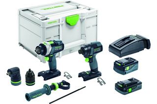 Akku-Schrauber- und Bohrer-Set FESTOOL TID 18 5,0/4,0-Set TPC 18/4 Akku-Schrauber- und Bohrer-Set FESTOOL TID 18 5,0/4,0-Set TPC 18/4