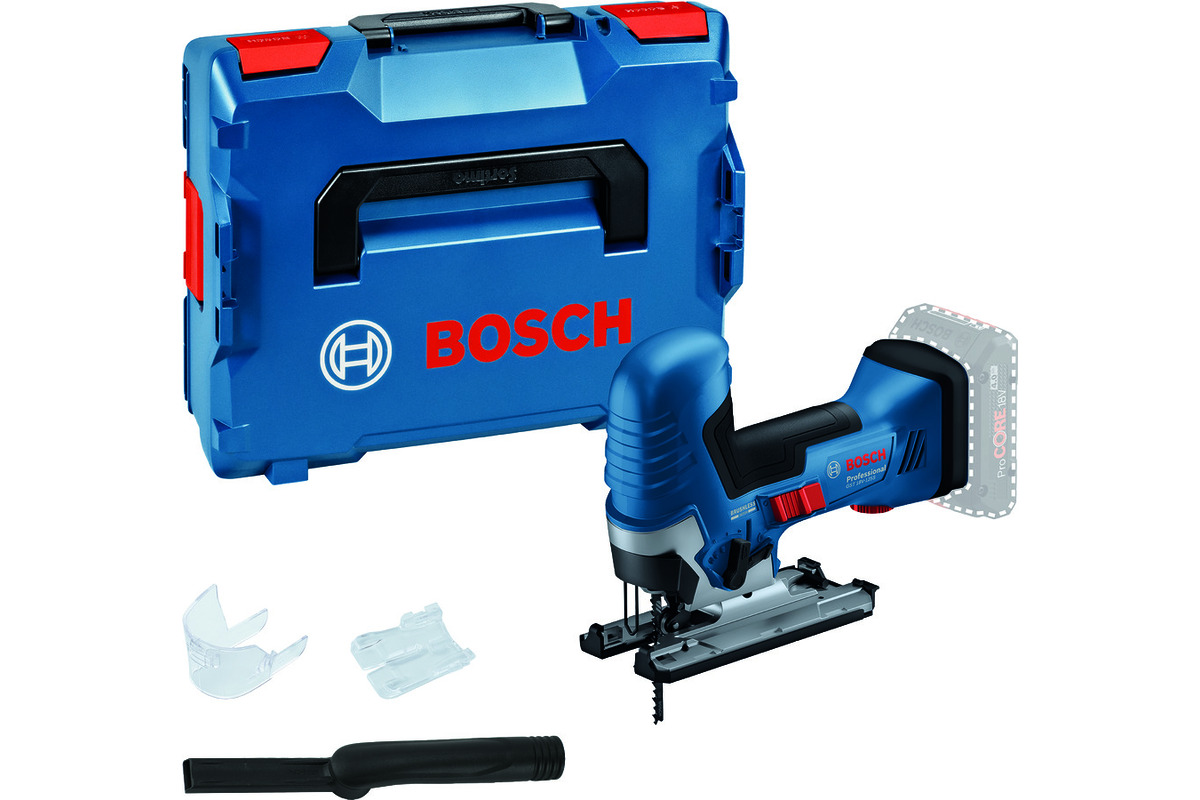Bosch Blauw GST 18V-LI S 18V Decoupeerzaag met 2 Accu's 4,0Ah en Bosch Blauw GST 18V-LI S 18V Decoupeerzaag met 2 Accu's 4,0Ah en