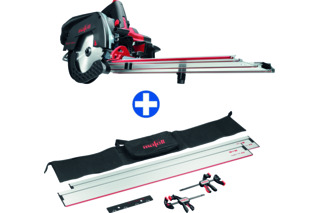 Scie circulaire à règle de guidage à accu MAFELL KSS 60 18M bl (set d'action)