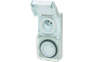 Zeitschaltuhr MAX HAURI IP55 24h analog