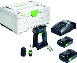 Perceuse-visseuse à accu FESTOOL CXS 18 C 3,0-Plus
