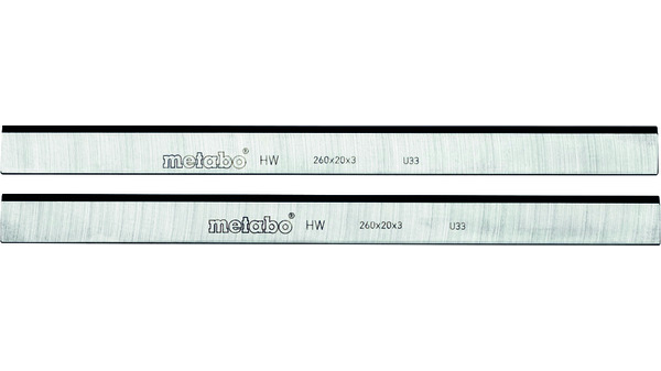 Coltello per pialla MD METABO HC 260 C/M/K