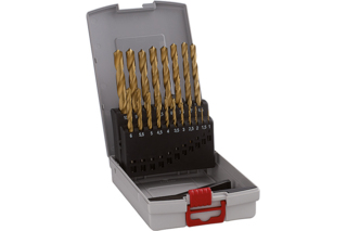 Spiralbohrerset BOSCH HSS-TiN