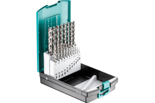 Jeu de forets hélicoïdaux HSS-G 3-CUT TECHNOCRAFT