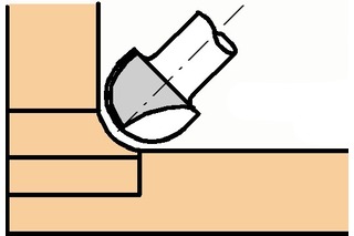 Hohlkehlfräser AK-8 ALBIN KRAUS
