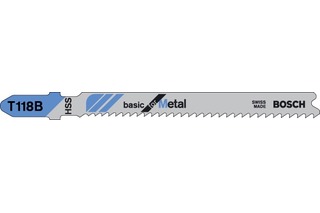 Lames de scie pour scies sauteuses BOSCH type T 118 B