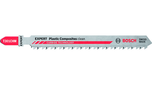 Lames de scie sauteuses BOSCH EXPERT Plastic Composites clean T301 CHM