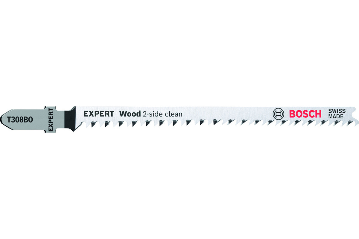 Lames de scie sauteuses BOSCH EXPERT Wood 2-side clean T308 BO