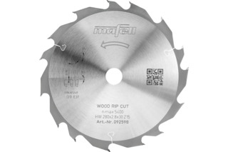 Lame de scie circulaire MAFELL KSB-WL 280 GT Wood Rip Cut