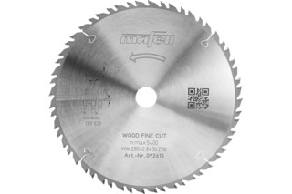 Lame de scie circulaire MAFELL KSB-WF 280 GT Wood Fine Cut