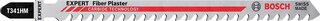 Lames de scie sauteuses BOSCH EXPERT Fiber Plaster T341 HM