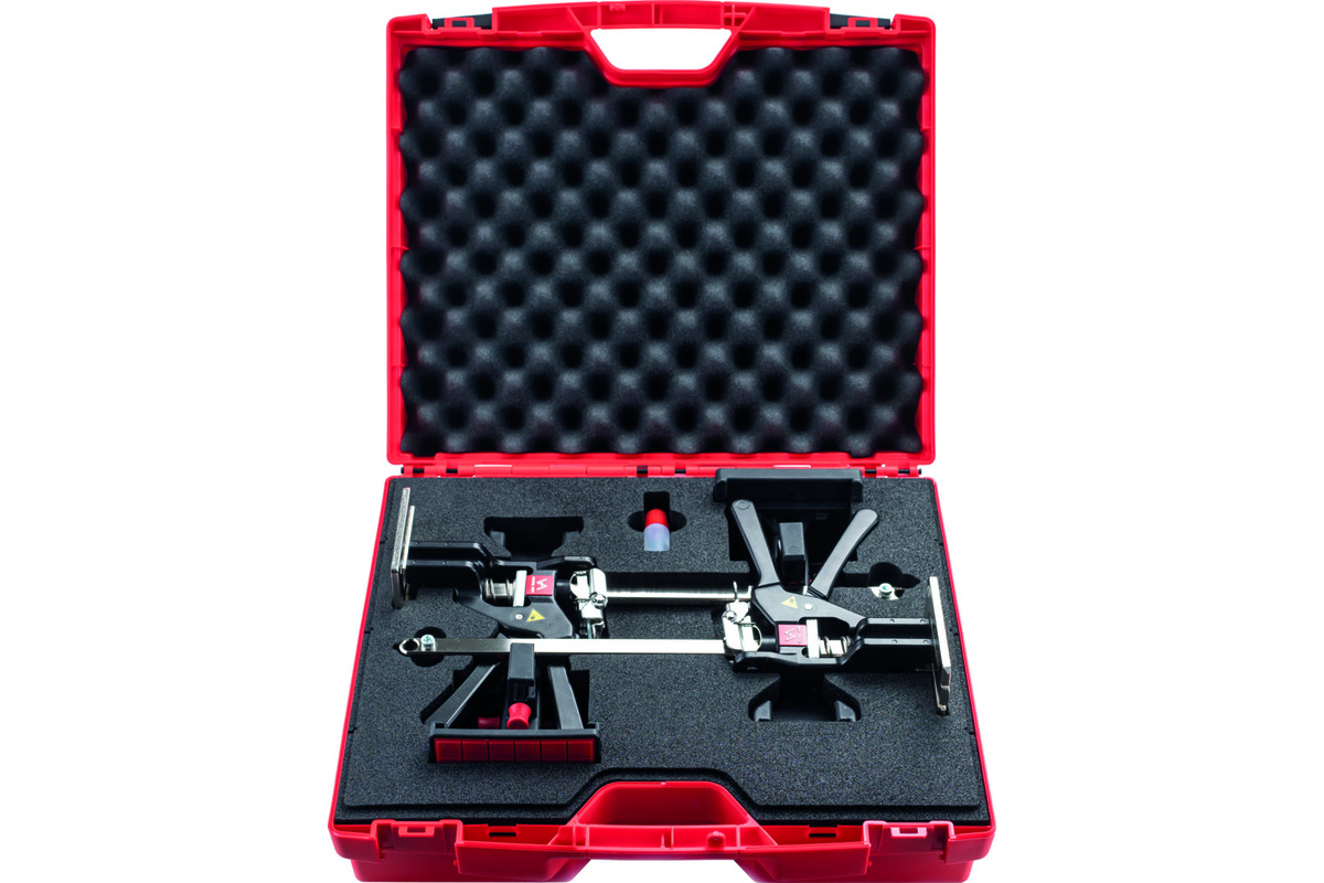 Strumento di montaggio con una sola mano con Kit di montaggio dell’armadio VIKING ARM in valigia