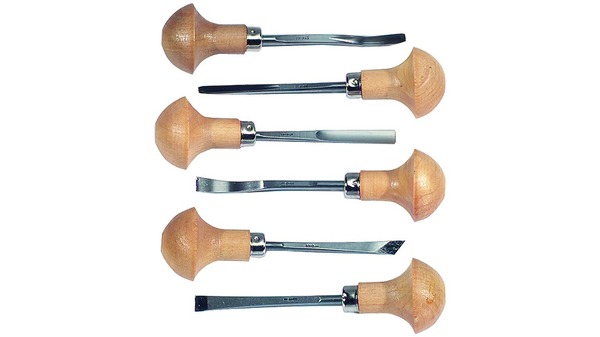 Kit di coltelli per tagliare linoleum e legno PFEIL