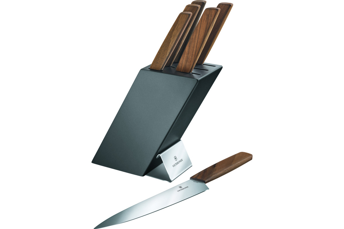 Bloc porte-couteaux VICTORINOX Swiss Modern, 6 pièces