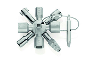 Chiave dell'armadio di controllo TwinKey KNIPEX