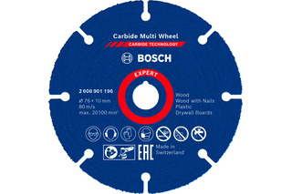 Disques à tronçonner BOSCH EXPERT Carbide Multi Wheel