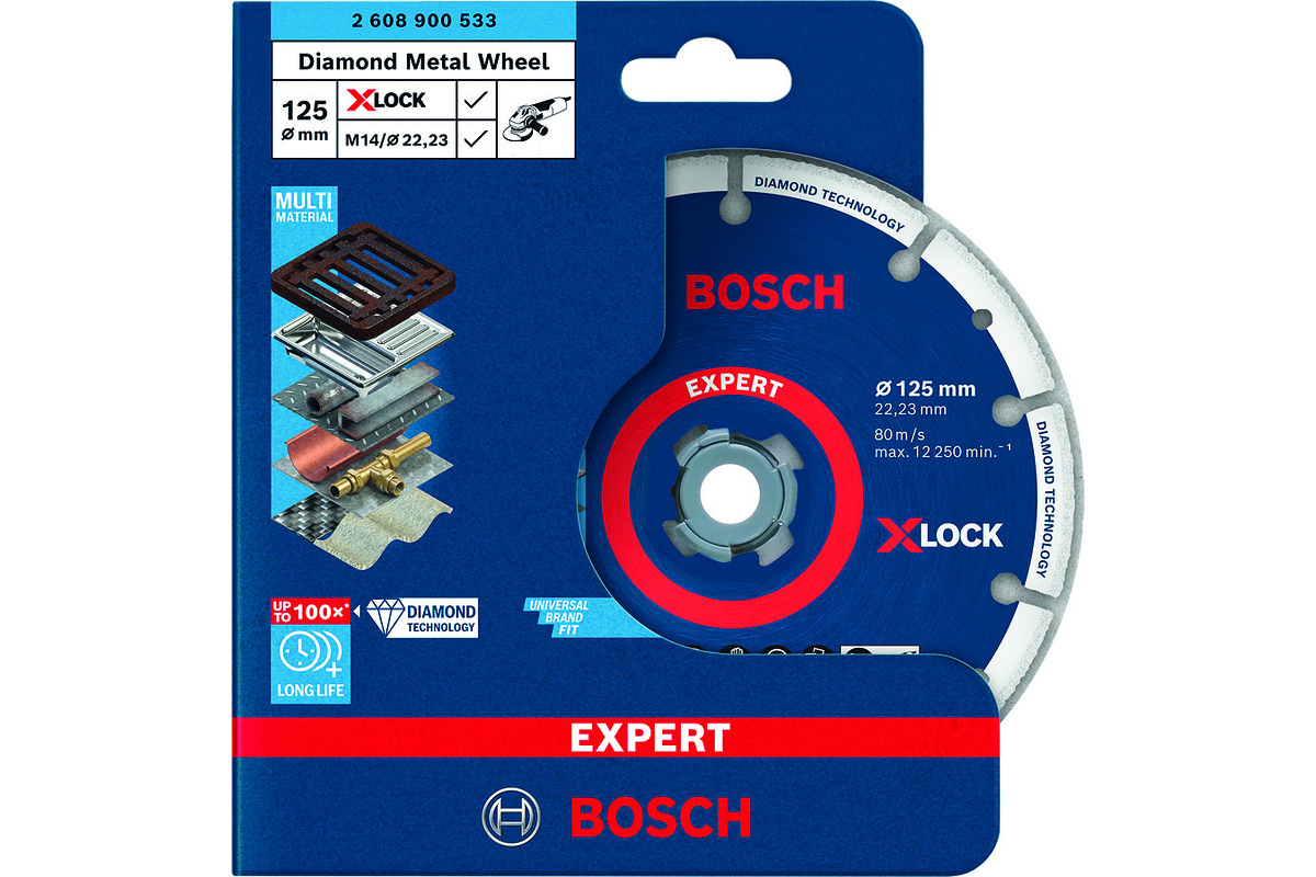 Disques à tronçonner BOSCH EXPERT Diamond Metal Wheel X-LOCK