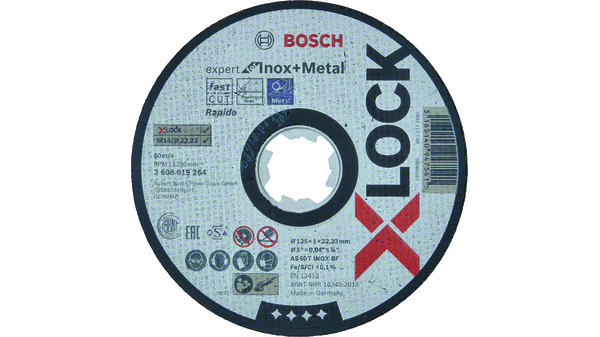 Dischi da taglio BOSCH EXPERT for Inox and Metal X-LOCK