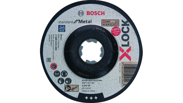 Disques abrasifs BOSCH EXPERT for Metal X-LOCK