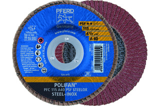 Fächerschleifscheiben PFERD Polifan A-Plus Fächerschleifscheiben PFERD Polifan A-Plus