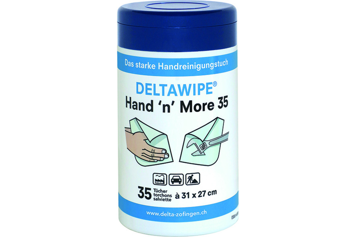Fazzoletti detergenti DELTAWIPE Hand 'n' More