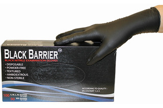 Gants à jeter nitril Black Barrier