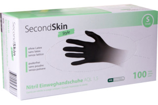Gants jetables SecondSkin Nitril Style