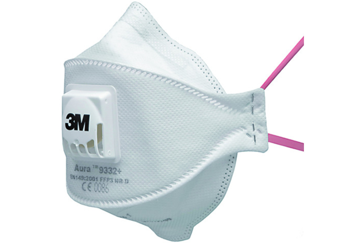 Masques de protection de la respiration 3M 9332+ COMFORT / FFP 3